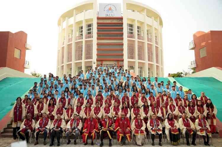 JK Lakshmipat University celebrates 13th Convocation; female graduates grab 9 out of 10 gold medals