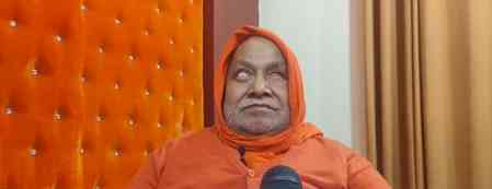 Ram Temple flag-hoisting: Jagadguru Rambhadracharya praises PM Modi, slams Rahul-Akhilesh absence