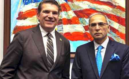Indian ambassador meets Republican lawmaker, promotes India-US tech ties