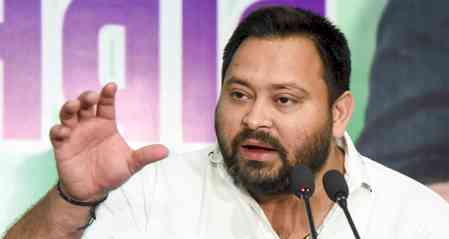 BJP criticises Tejashwi Yadav over controversial song during his election campaign