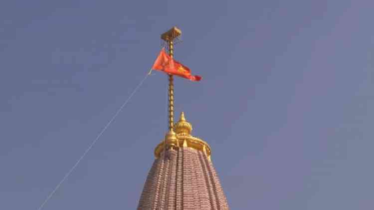 PM Modi hoists sacred 'Dhwaj' at Ram Janmabhoomi Temple