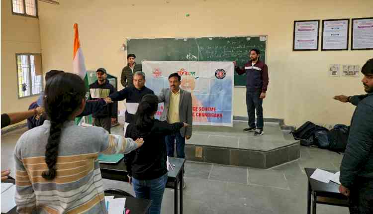 NSS Panjab University and UIET Mechanical Department Celebrate Constitution Day with Student Pledge