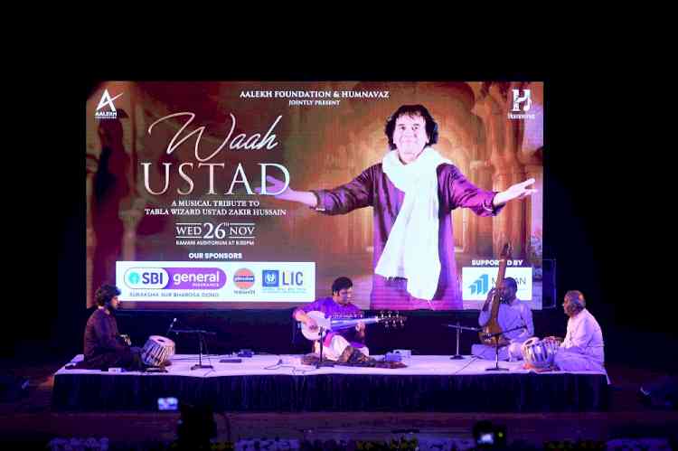 Aalekh Foundation & Humnavaz Foundation Presented Waah Ustad – A Musical Tribute to Ustad Zakir Hussain