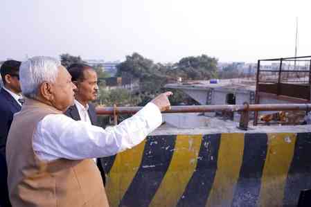 Nitish Kumar inspected Mithapur-Mahuli phase 2 road project