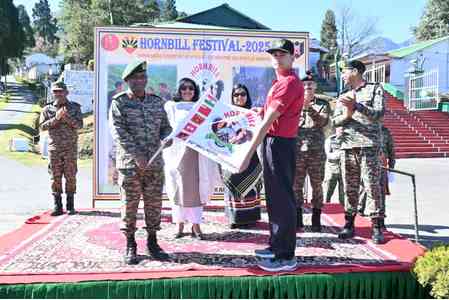Nagaland: Indian Army flags off Hornbill motor rally-2025 from Zakhama 
