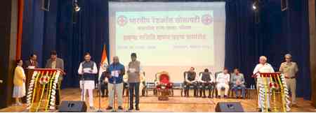 MP Guv administers oath to new executive body of Red Cross Society