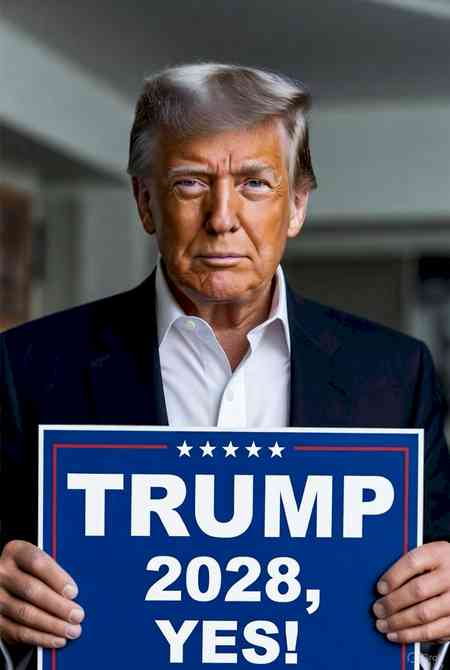 US President hints at running for 3rd term with ‘Trump 2028’ AI image
