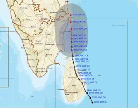 Cyclone Ditwah: Red alert in three Andhra Pradesh districts