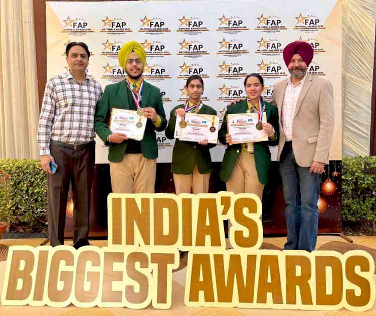 Gian Jyoti Global School Shines at FAP National Awards 2025