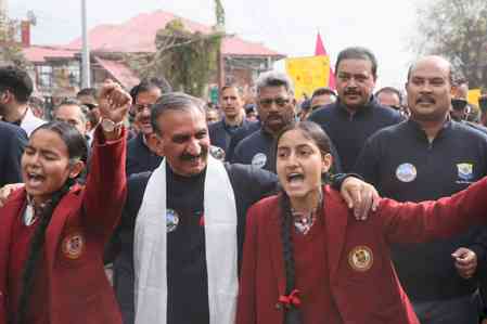 Will wipe out psychotropic drugs, Himachal CM leads walkathon