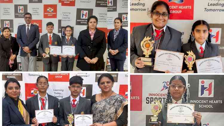 Innocent Hearts Students Shine at Veer Bal Diwas Events organised at Red Cross Bhawan