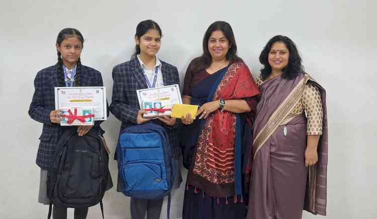 Sanskriti KMV School Proudly Celebrates State-Level Achievement in Painting Competition