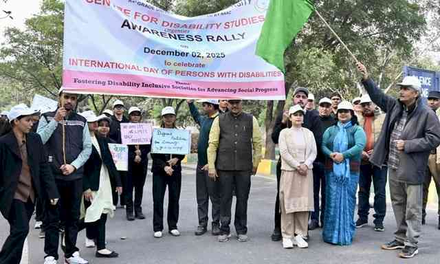 अंतरराष्ट्रीय दिव्यांग दिवस के उपलक्ष्य में जागरूकता रैली आयोजित