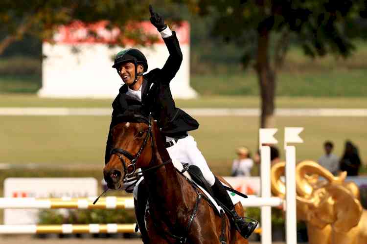 EIRS’ Ashish Limaye Makes History with India’s First-Ever Gold at the Asian Equestrian Championships