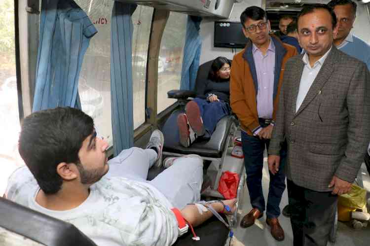 Dental Institute, Panjab University Organises Successful Blood Donation Camp in Collaboration with PGIMER Blood Bank