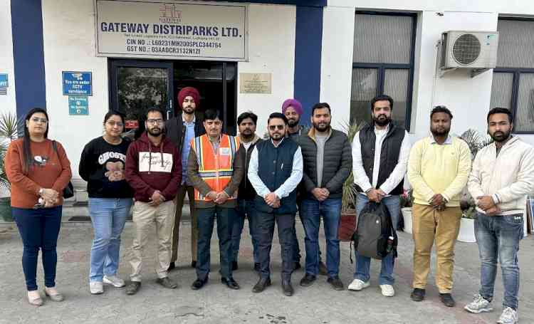 CICU Organizes Educational Port Visit to ICD–Ludhiana to Strengthen Practical Export Skills