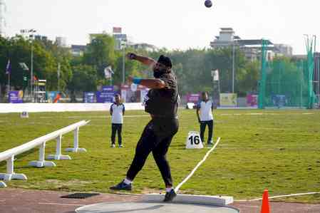 KIUG 2025: KIIT’s Samardeep, Isha Chander Prakash, men’s relay team light athletics action with new meet records