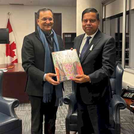 Indian envoy meets Canadian Minister; discusses security, law enforcement collaboration