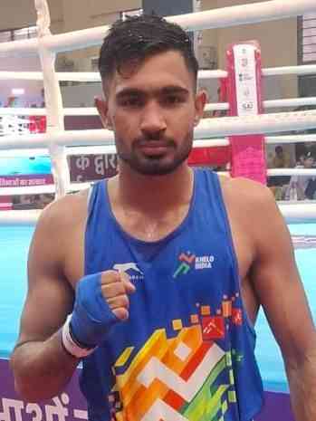 खेलो इंडिया विवि प्रतियोगिता में जीजेयू के अंकित ने बॉक्सिंग में जीता स्वर्ण