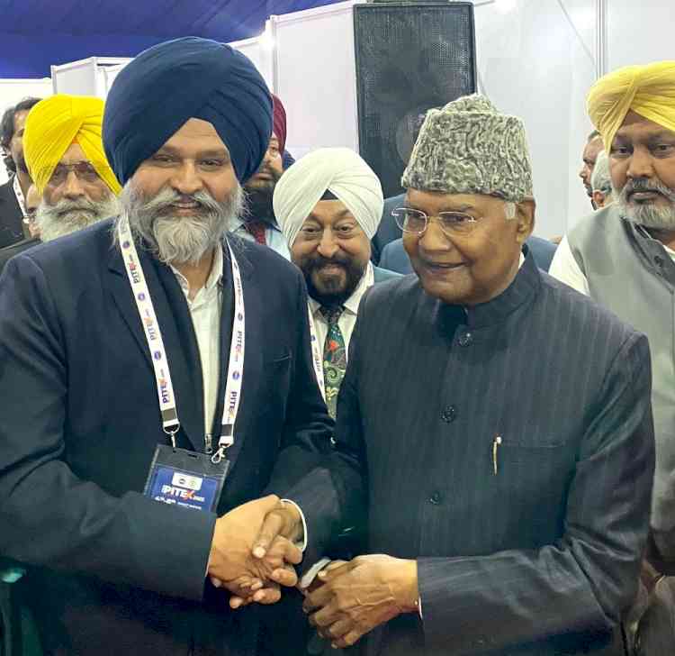 Kular welcomes Former President of India at PITEX 2025 Inauguration