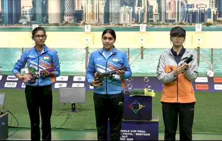 ISSF World Cup Finals: Suruchi, Sainyam make history with gold-silver finish in women’s air pistol