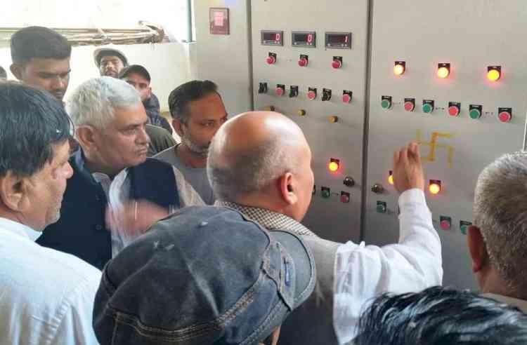 नगर निगम द्वारा फ्रेश वेस्ट प्रोसेसिंग प्लांट का शुभारंभ