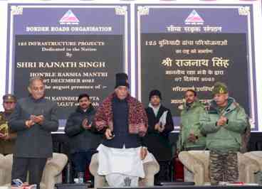 Rajnath Singh launches 125 BRO projects, vows to strengthen border infra