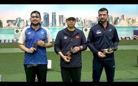 ISSF World Cup: Anish wins silver in rapid-fire pistol, his second WC final medal