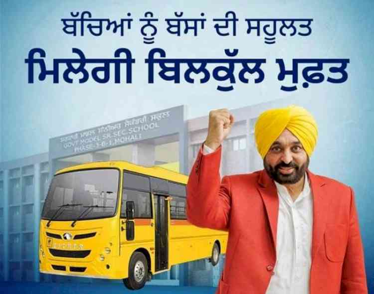 Mann Government Empowers Punjab Women with Expanded Free Bus Service for Schoolgirls