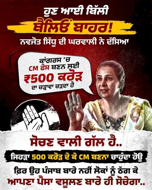 While Congress Sold the CM Post for ₹500 Crore, Mann Government Brings ₹500 Crore Investment for Punjab