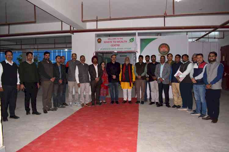 Small Step, Big Impact: CU Punjab promotes sustainability with installation of paper recycling machine