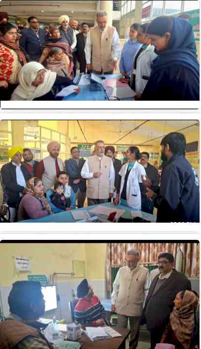 AAP MLA Inspects Health Facilities in Fatehgarh Sahib