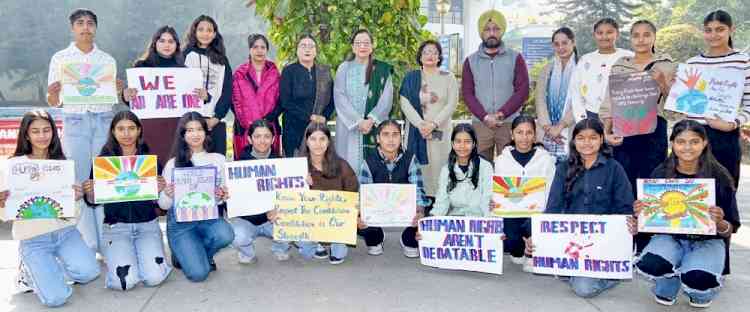 KMV students advocate for Equality as Institution celebrates Human Rights Day
