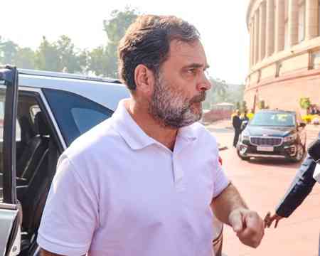Rahul Gandhi mostly on foreign tours during Parliament sessions: Pralhad Joshi