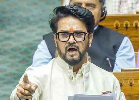 Anurag Thakur urges Speaker to act against Trinamool member over using e-cigarette in LS chamber