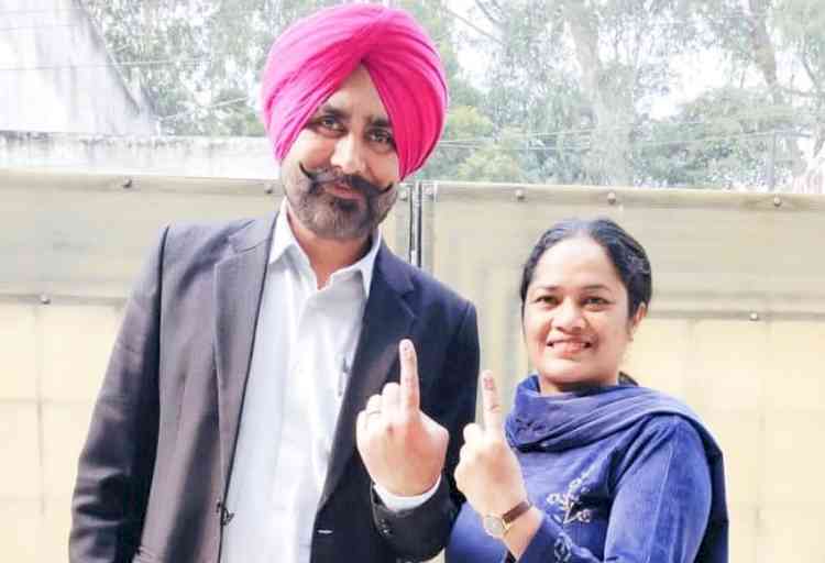 Proud Moment of Voting in Nathowal Village