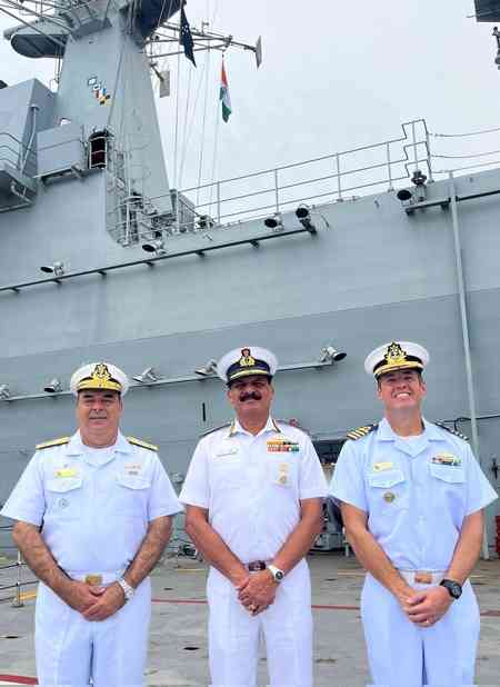 Indian Navy chief holds strategic talks with Brazilian Naval officials, reviews maritime ties