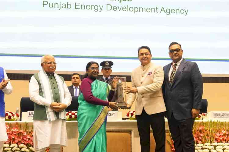 Punjab bags second award in state performance category of National Energy Conservation Awards- 2025
