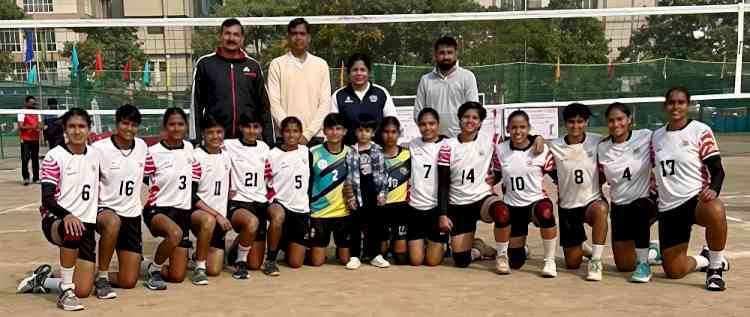 ऑल इंडिया इंटर यूनिवर्सिटी टूर्नामेंट के लिए क्वालीफाई किया एमडीयू महिला वॉलीबॉल टीम ने