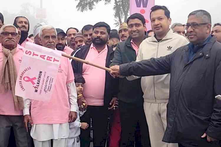 DC Sachin Gupta Flags off Cancer Awareness Walkathon