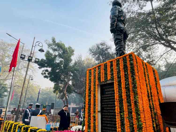 Rich tributes paid to 1971-war hero flying officer Nirmaljit Singh Sekhon on martyrdom day
