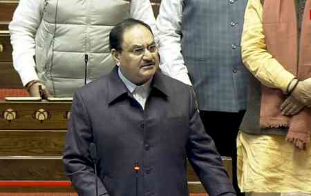 Uproar in Rajya Sabha as JP Nadda demands Sonia Gandhi’s apology over Cong rally slogans