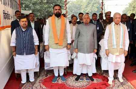 Nitish Kumar congratulates newly appointed BJP Working President Nitin Nabin 