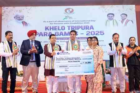 Divyangjan athletes inspire society, says Tripura CM at Khelo Tripura Para Games-2025