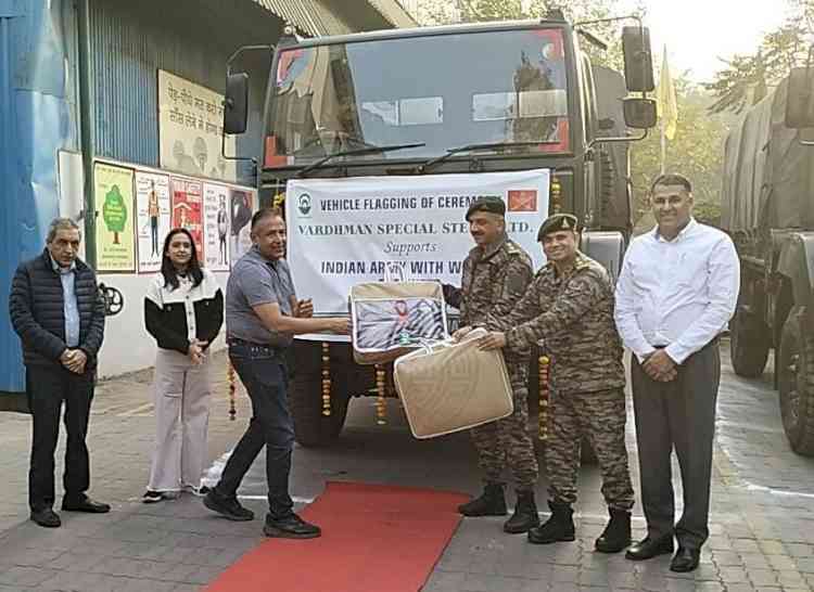 Vardhman Steels supports Indian Army under its CSR Initiative 