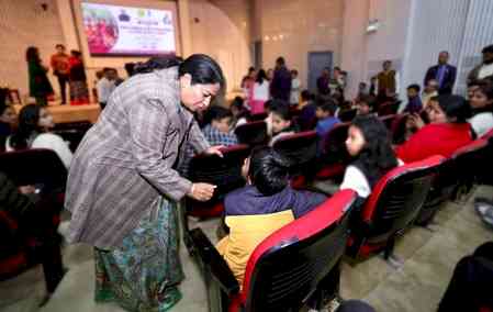 Delhi CM interacts with kids who lost parents during pandemic