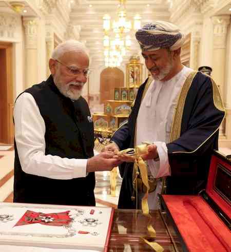 Honour dedicated to ancestors who travelled from Mandvi to Muscat: PM Modi after receiving Order of Oman