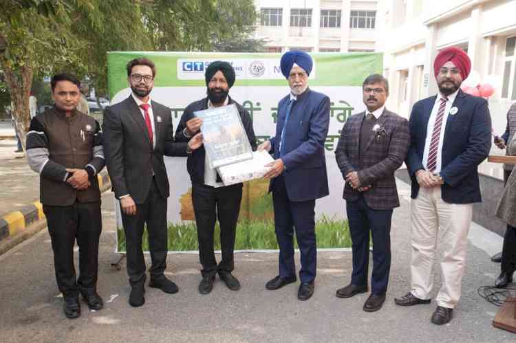 CT Group Organises Programme to Honour Farmers for Promoting Stubble-Free, Sustainable Punjab