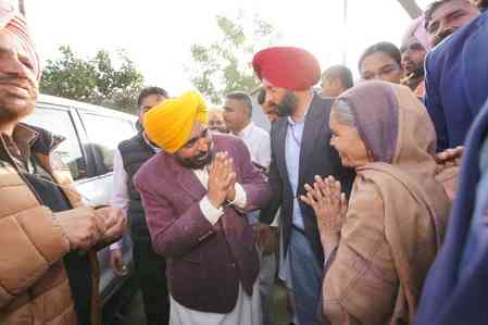 Punjab CM goes nostalgic on visit to native village