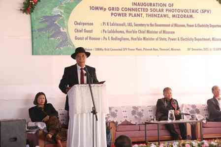 Mizoram freezes power tariffs for five years, ramps up renewable energy push: CM Lalduhoma